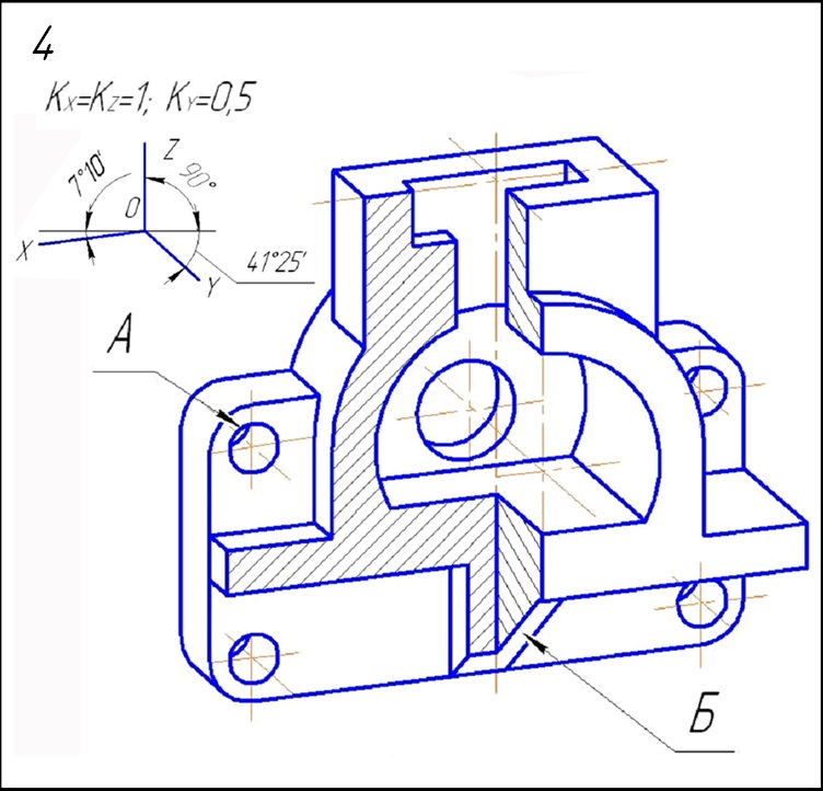 Опора компас 3d чертеж