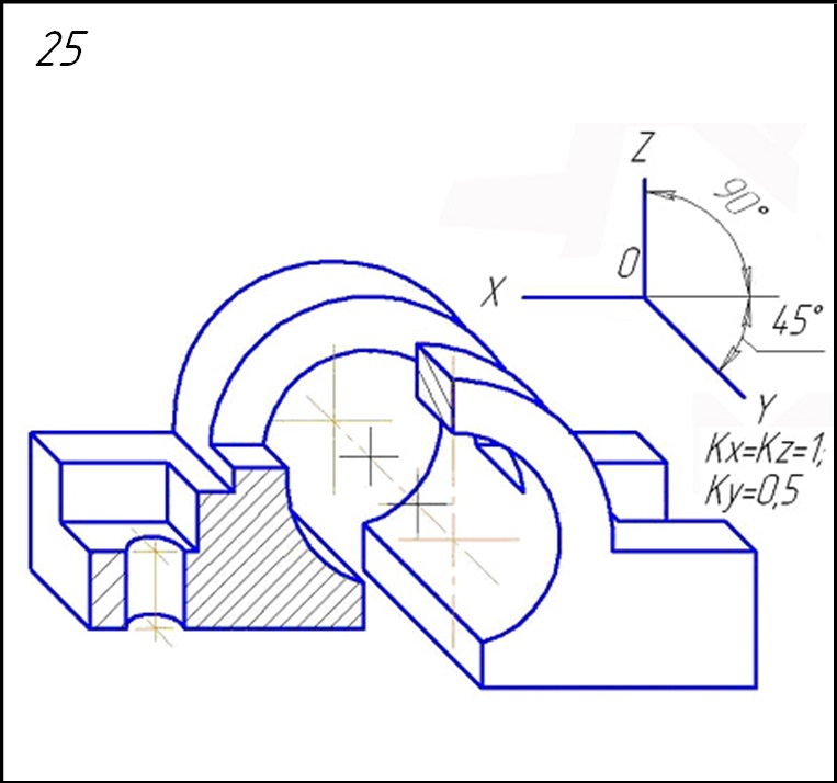 Аксонометрия dwg