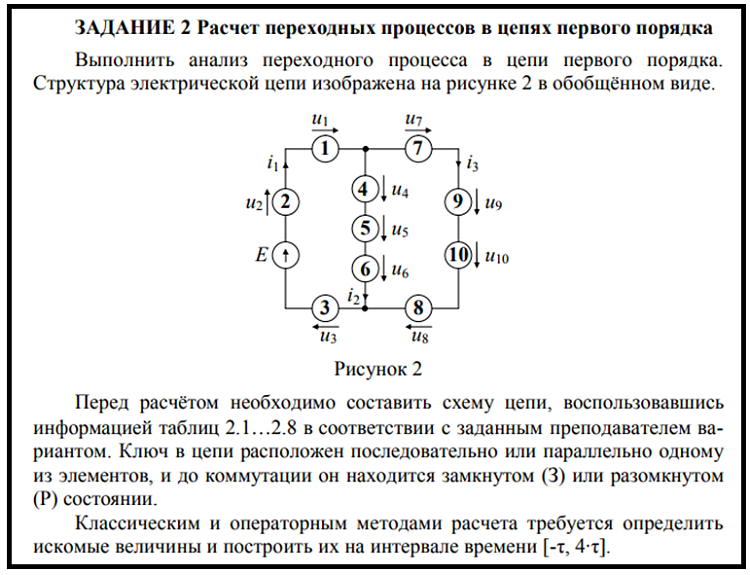 Переходные процессы в цепях